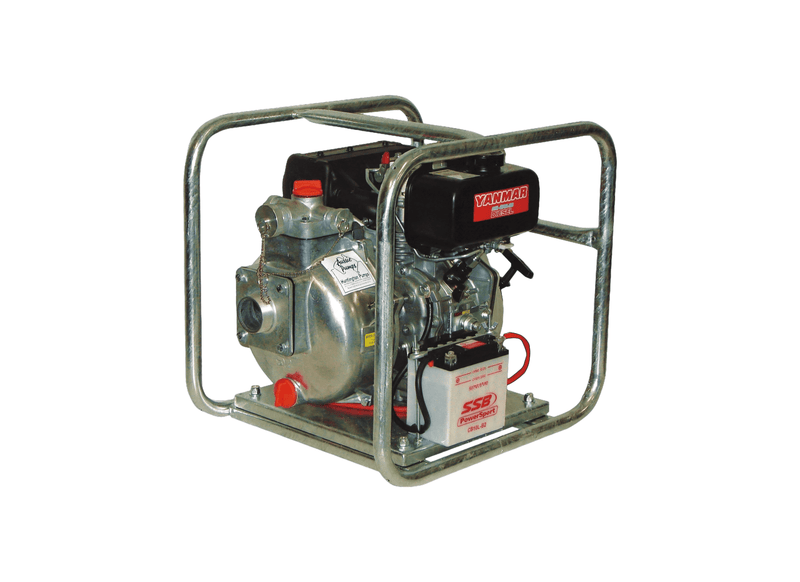 Aussie Pumps Viton Chief QP205SE/L48EVIT Aluminium Trailer Mount E-Stop Fire Pump with Yanmar Diesel Engine