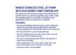 Bianco INOX90S2NXT Stainless Steel Self Priming Jet Pressure Pump with NXT Controller