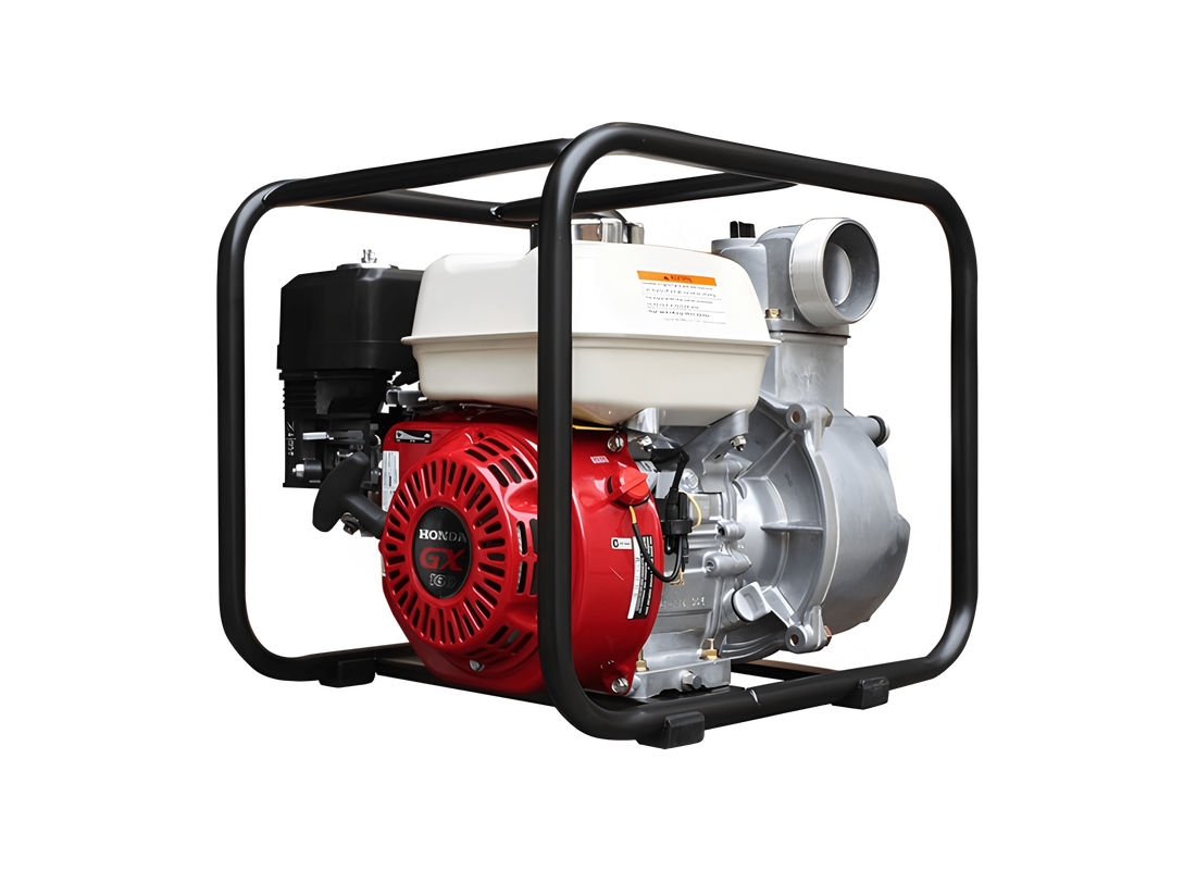 Bianco MH30-2 aluminium firefighting pump with Honda GX160 petrol engine for water transfer and irrigation.