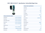 Calpeda BS1V 1MXV 32-518-ITT Three Phase 4kW Variable Speed Single Pump Booster Set with I-MAT Converter