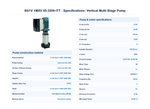 Calpeda BS1V 1MXV 65-3209-ITT Three Phase 18.5kW Variable Speed Single Pump Booster Set with I-MAT Converter