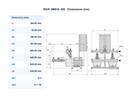 Calpeda BS2F 2MXHL 406 Three Phase 2 x 1.5kW Fixed Speed Twin Pump Multistage Booster System