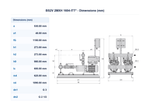Calpeda BS2V 2MXH 1604-ITT Three Phase 2 x 3kW Variable Speed Twin Pump Booster Set with I-MAT Converter
