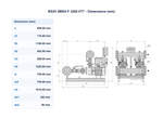 Calpeda BS2V 2MXH-F 3202-ITT Three Phase 2 x 4kW Variable Speed Twin Pump Booster Set with I-MAT Converter