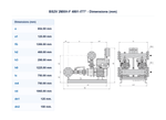 Calpeda BS2V 2MXH-F 4801-ITT Three Phase 2 x 3kW Variable Speed Twin Pump Booster Set with I-MAT Converter