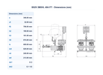 Calpeda BS2V 2MXHL 404-ITT Three Phase 2 x 0.75kW Variable Speed Twin Pump Booster Set with I-MAT Converter