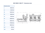 Calpeda BS3V 3MXH-F 4802-ITT Three Phase 3 x 5.5kW Variable Speed 3-Pump Booster Set with I-MAT Converter