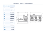 Calpeda BS3V 3MXH-F 4803-ITT Three Phase 3 x 7.5kW Variable Speed 3-Pump Booster Set with I-MAT Converter