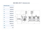 Calpeda BS3V 3MXHL 205-ITT Three Phase 3 x 0.75kW Variable Speed 3-Pump Booster Set with I-MAT Converter
