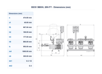 Calpeda BS3V 3MXHL 209-ITT Three Phase 3 x 1.5kW Variable Speed 3-Pump Booster Set with I-MAT Converter