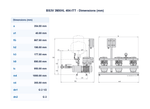 Calpeda BS3V 3MXHL 404-ITT Three Phase 3 x 0.75kW Variable Speed 3-Pump Booster Set with I-MAT Converter