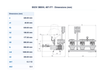 Calpeda BS3V 3MXHL 407-ITT Three Phase 3 x 1.5kW Variable Speed 3-Pump Booster Set with I-MAT Converter