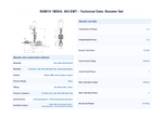 Calpeda BSM1V 1MXHL 403-EMT 0.55kW Variable Speed Single Pump Multistage Booster Set with EasyMat Converter