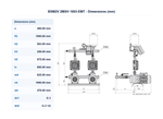 Calpeda BSM2V 2MXH 1603-EMT 2 x 1.8kW Variable Speed Twin Pump Multistage Booster Set with EasyMat Converter