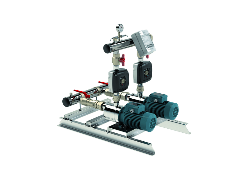 Calpeda BSM2V 2MXHL 206-EMT 2 x 1.1kW Variable Speed Twin Pump Multistage Booster Set with EasyMat Converter