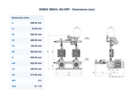 Calpeda BSM2V 2MXHL 402-EMT 2 x 0.37kW Variable Speed Twin Pump Multistage Booster Set with EasyMat Converter