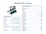 Calpeda BSM3V 3MXHL 803-EMT 3 x 1.1kW Variable Speed Triple Pump Multistage Booster Set with EasyMat Converter