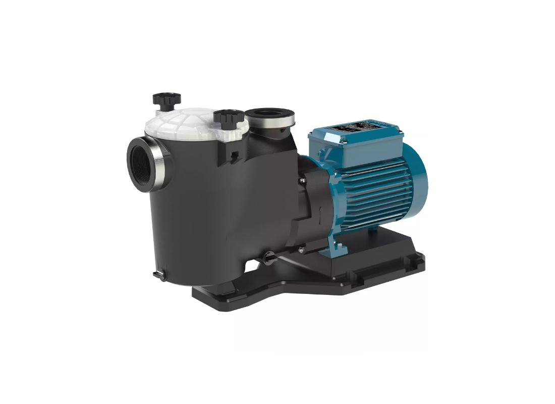 Calpeda MPCM 71 pool pump with technopolymer casing and Noryl impeller for automatic priming and water recirculation.