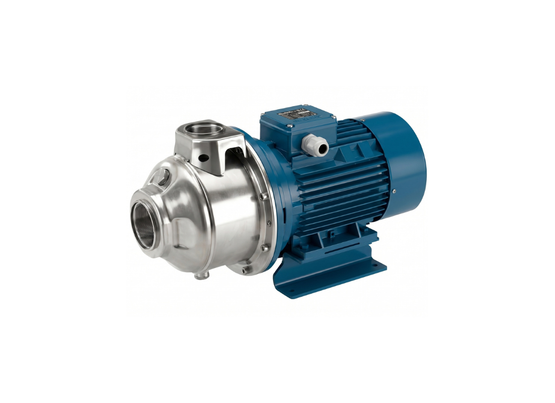 Calpeda MXH 4803 stainless steel radial delivery centrifugal pump for industrial booster systems with closed impeller.