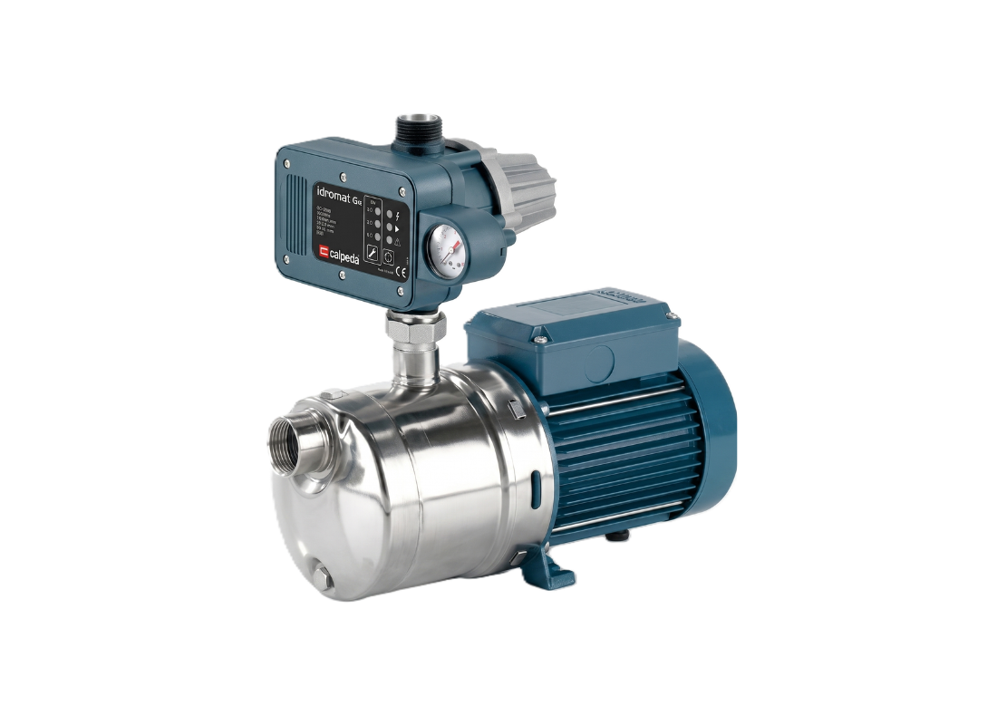 Calpeda PI30-MXHLM 406 stainless steel pressure pump with closed impeller for pressure systems, featuring multistage centrifugal design.