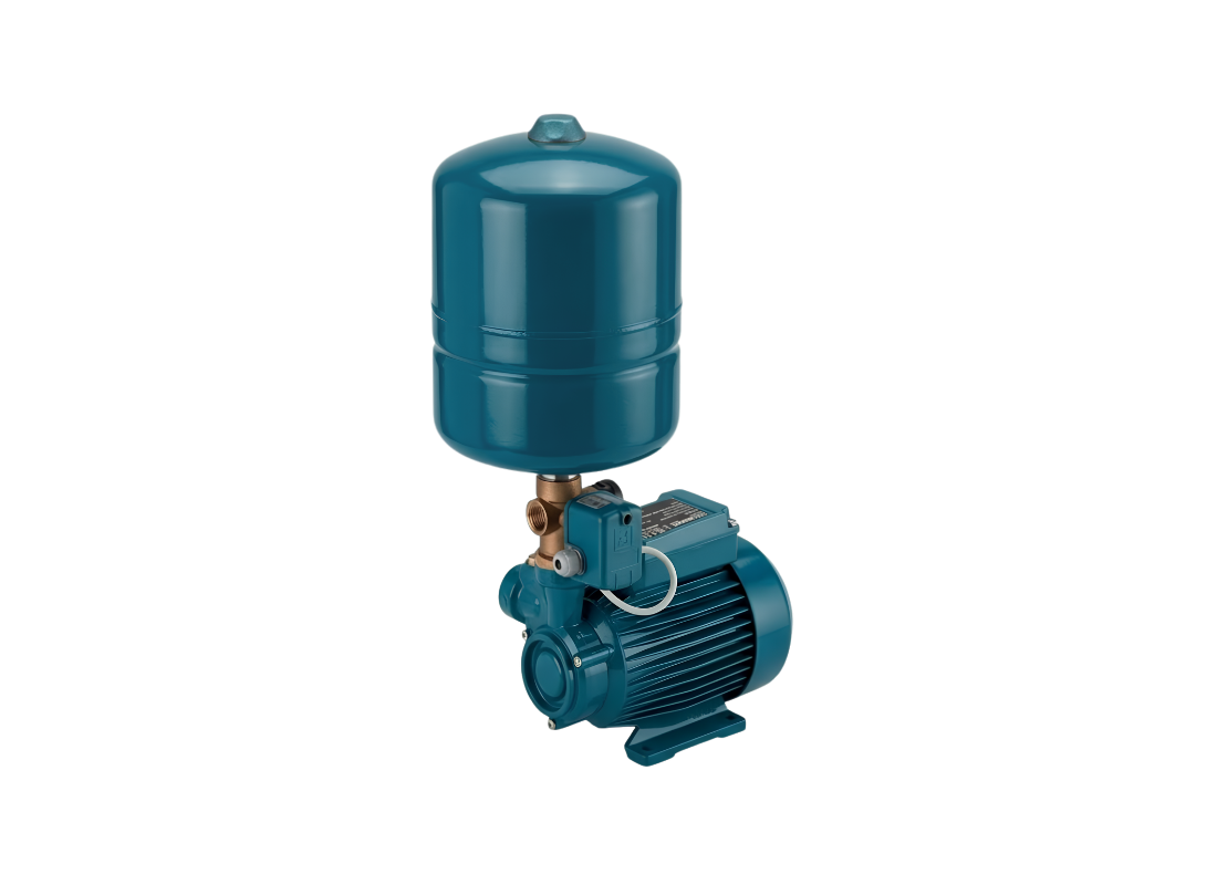 Calpeda P08-CTM 61 peripheral pressure pump with 8L tank for household water systems, compact and reliable water pressure solution.