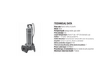 DAB FEKAVS-GRINDER A Cast Iron Auto Submersible Wastewater Pump for Grey Water Pumping with Vortex Impeller