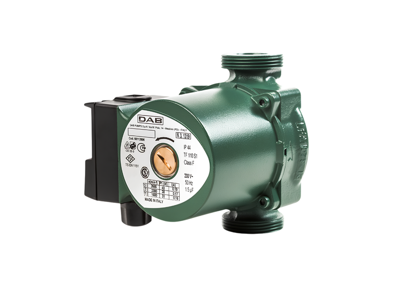 DAB VA55-130 Cast Iron Energy Efficient Circulator Pump for Heating Systems with Technopolymer Impeller