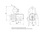 Grundfos CMB 3-46 Cast Iron Pressure Boosting Pump for Domestic Use with PM1 Controller