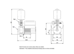 Grundfos CMBE 1-44 Stainless Steel Variable Speed Pressure Boosting Pump with Frequency Converter
