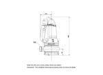 Grundfos DP10.50.15.E.Ex.2.50B Cast Iron AUTOADAPT Wastewater Pump for Surface Water with Semi Open Impeller
