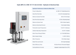 Grundfos Hydro MPC-E 2 x CRIE 15-7 Three Phase 2 x 7.5kW 304ss Booster System w/8L Tank and CU 352 Controller