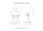 Grundfos Hydro MPC-E 2 x CRIE 20-1 Three Phase 2 x 2.2kW 304ss Booster System w/8L Tank and CU 352 Controller