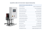Grundfos Hydro MPC-E 2 x CRIE 3-15 Three Phase 2 x 1.5kW 304ss Booster System w/8L Tank and CU 352 Controller