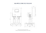Grundfos Hydro MPC-E 2 x CRNE 15-2 Three Phase 2 x 3kW 304ss Booster System w/8L Tank and CU 352 Controller