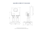 Grundfos Hydro MPC-E 2 x CRNE 15-7 Three Phase 2 x 7.5kW 304ss Booster System w/8L Tank and CU 352 Controller