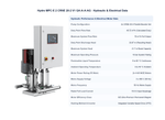 Grundfos Hydro MPC-E 2 x CRNE 20-2 Three Phase 2 x 4kW 304ss Booster System w/8L Tank and CU 352 Controller