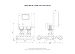 Grundfos Hydro MPC-E 2 x CRNE 5-9 Three Phase 2 x 2.2kW 304ss Booster System w/8L Tank and CU 352 Controller