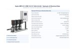 Grundfos Hydro MPC-E 3 x CRIE 10-3 Three Phase 3 x 2.2kW 304ss Booster System w/8L Tank and CU 352 Controller