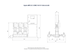 Grundfos Hydro MPC-E 3 x CRIE 10-5 Three Phase 3 x 3kW 304ss Booster System w/8L Tank and CU 352 Controller