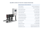 Grundfos Hydro MPC-E 3 x CRIE 15-2 Three Phase 3 x 3kW 304ss Booster System w/8L Tank and CU 352 Controller