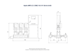 Grundfos Hydro MPC-E 3 x CRIE 15-3 Three Phase 3 x 4kW 304ss Booster System w/18L Tank and CU 352 Controller