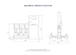 Grundfos Hydro MPC-E 3 x CRIE 20-2 Three Phase 3 x 4kW 304ss Booster System w/8L Tank and CU 352 Controller