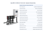 Grundfos Hydro MPC-E 3 x CRIE 20-2 Three Phase 3 x 4kW 304ss Booster System w/8L Tank and CU 352 Controller