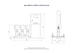 Grundfos Hydro MPC-E 3 x CRIE 5-4 Single Phase 3 x 1.1kW 304ss Booster System w/8L Tank and CU 352 Controller