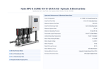 Grundfos Hydro MPC-E 3 x CRNE 15-4 Three Phase 3 x 5.5kW 304ss Booster System w/8L Tank and CU 352 Controller