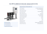 Grundfos Hydro MPC-E 3 x CRNE 20-3 Three Phase 3 x 5.5kW 304ss Booster System w/8L Tank and CU 352 Controller