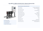 Grundfos Hydro MPC-E 3 x CRNE 5-2 Single Phase 3 x 0.55kW 304ss Booster System w/8L Tank and CU 352 Controller