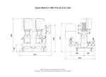 Grundfos Hydro Multi-E 2 x CRE 10-4 Three Phase 2 x 1.5kW Variable Speed Booster Pump Set with 24L Tank