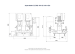 Grundfos Hydro Multi-E 2 x CRE 10-9 Three Phase 2 x 4kW Variable Speed Booster Pump Set with 24L Tank