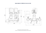 Grundfos Hydro Multi-E 2 x CRE 32-5-2 Three Phase 2 x 11kW Variable Speed Booster Pump Set with 24L Tank